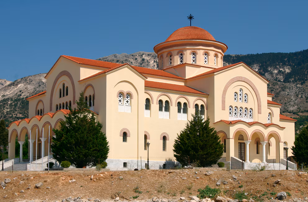 Das Kloster Agios Gerasimos in Kefalonia
