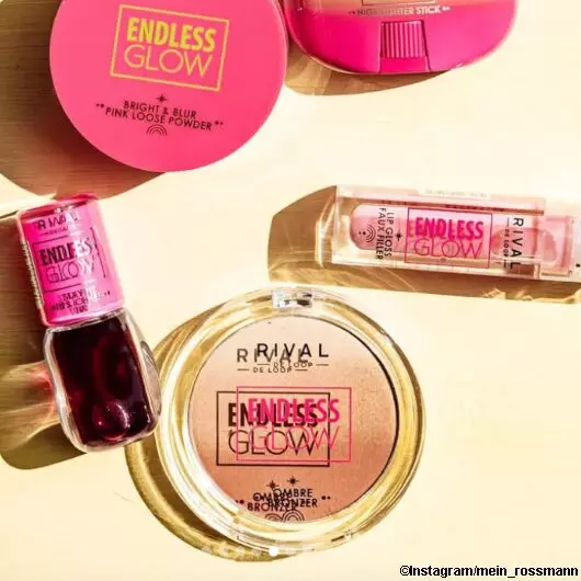 Produkte aus der RIVAL-DE-LOOP-Kollektion "Endless Glow".
