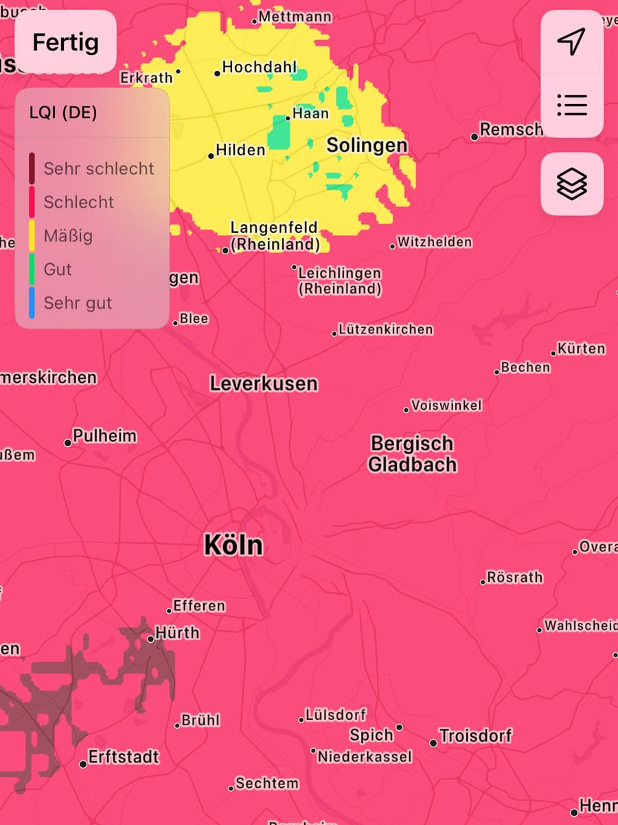 Feinstaub Werte Google Wetter App