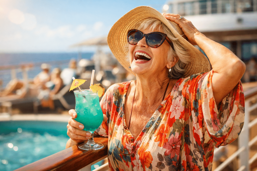 Best Ager Single Kreuzfahrt Seniorin