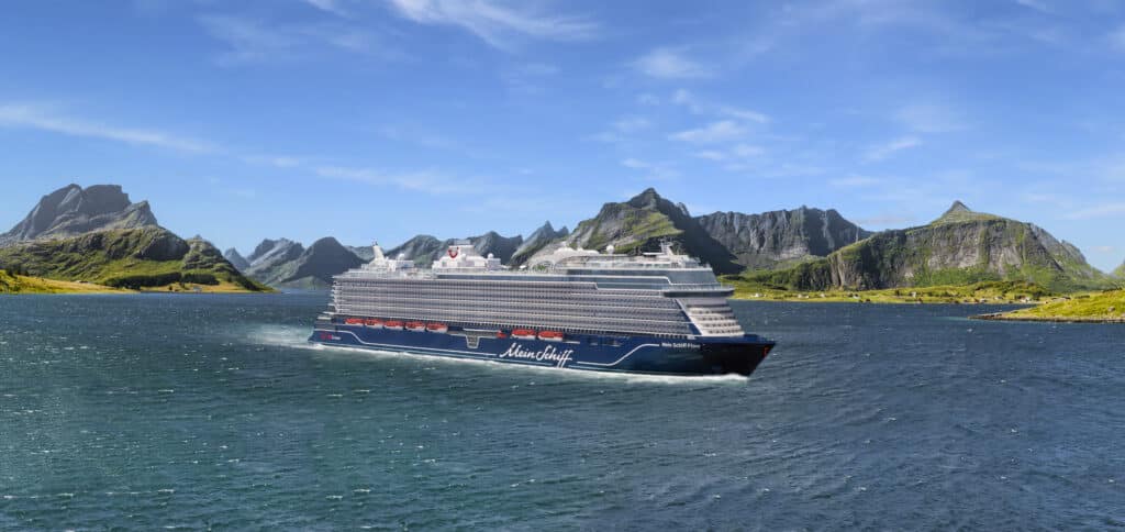 neues Kreuzfahrtschiff 2026 Mein Schiff Flow Rendering