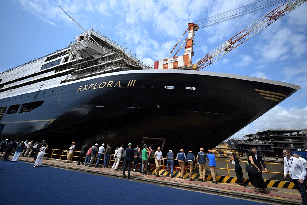 neues Kreuzfahrtschiff 2026 Explora III Explora Journeys MSC Stapellauf