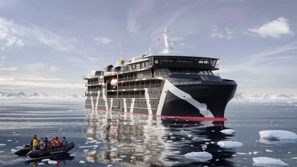 neues Kreuzfahrtschiff 2026 Magellan Discoverer Antarctica 21 Rendering