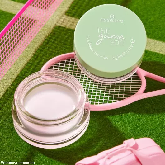 THE game EDIT fix & freeze brow gel von essence