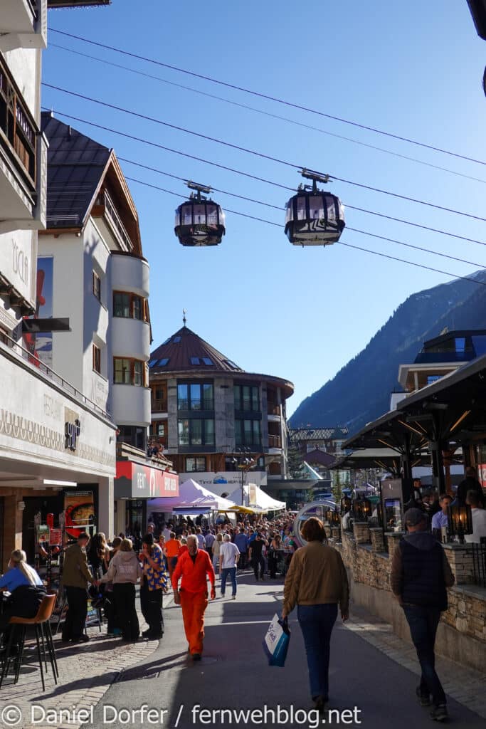 Dorfstraße Ischgl Tirol Österreich
