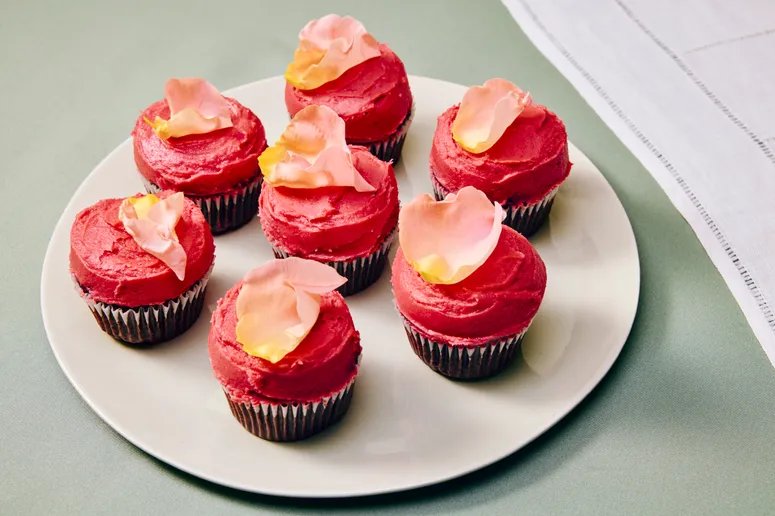 Image may contain Cake Cream Cupcake Dessert Food Food Presentation Icing and Ice Cream
