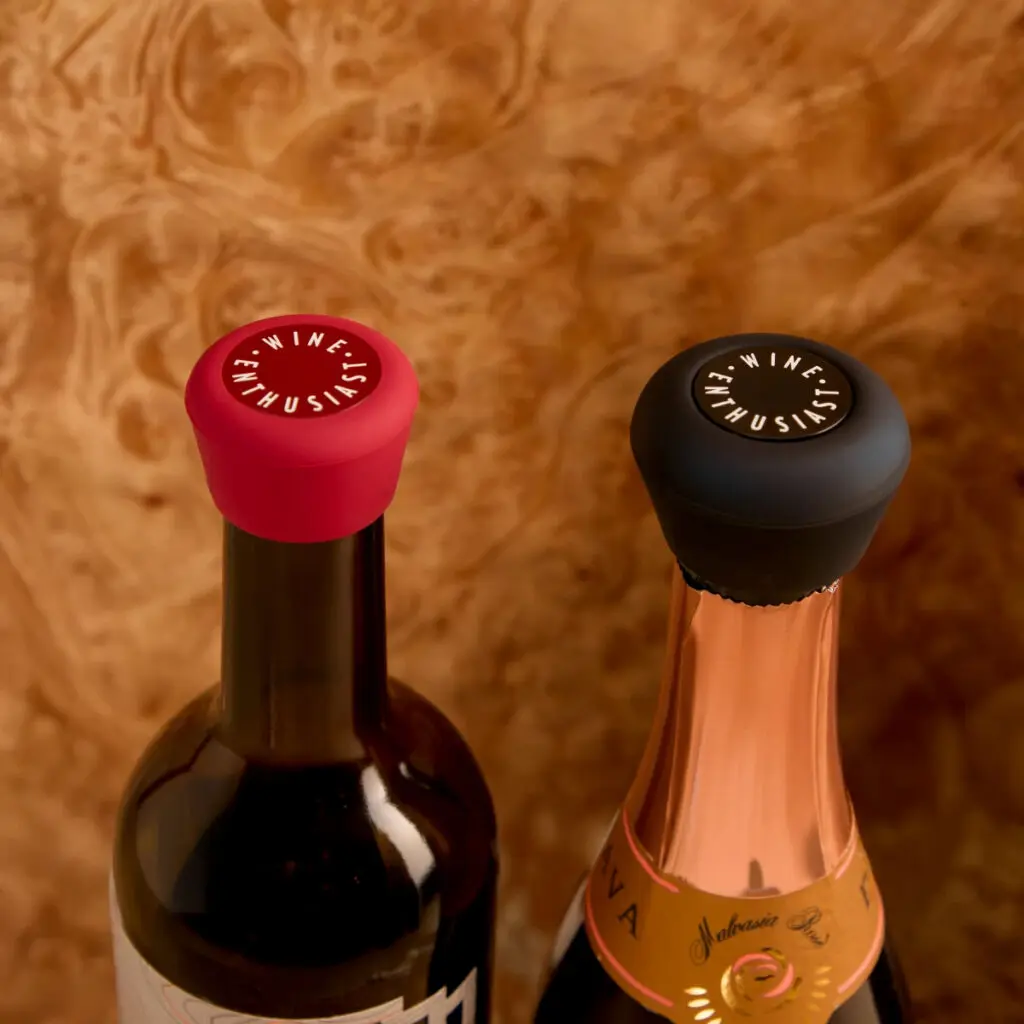 Wine Enthusiast x Pulltex Wine & Champagne Stoppers (Set of 2)