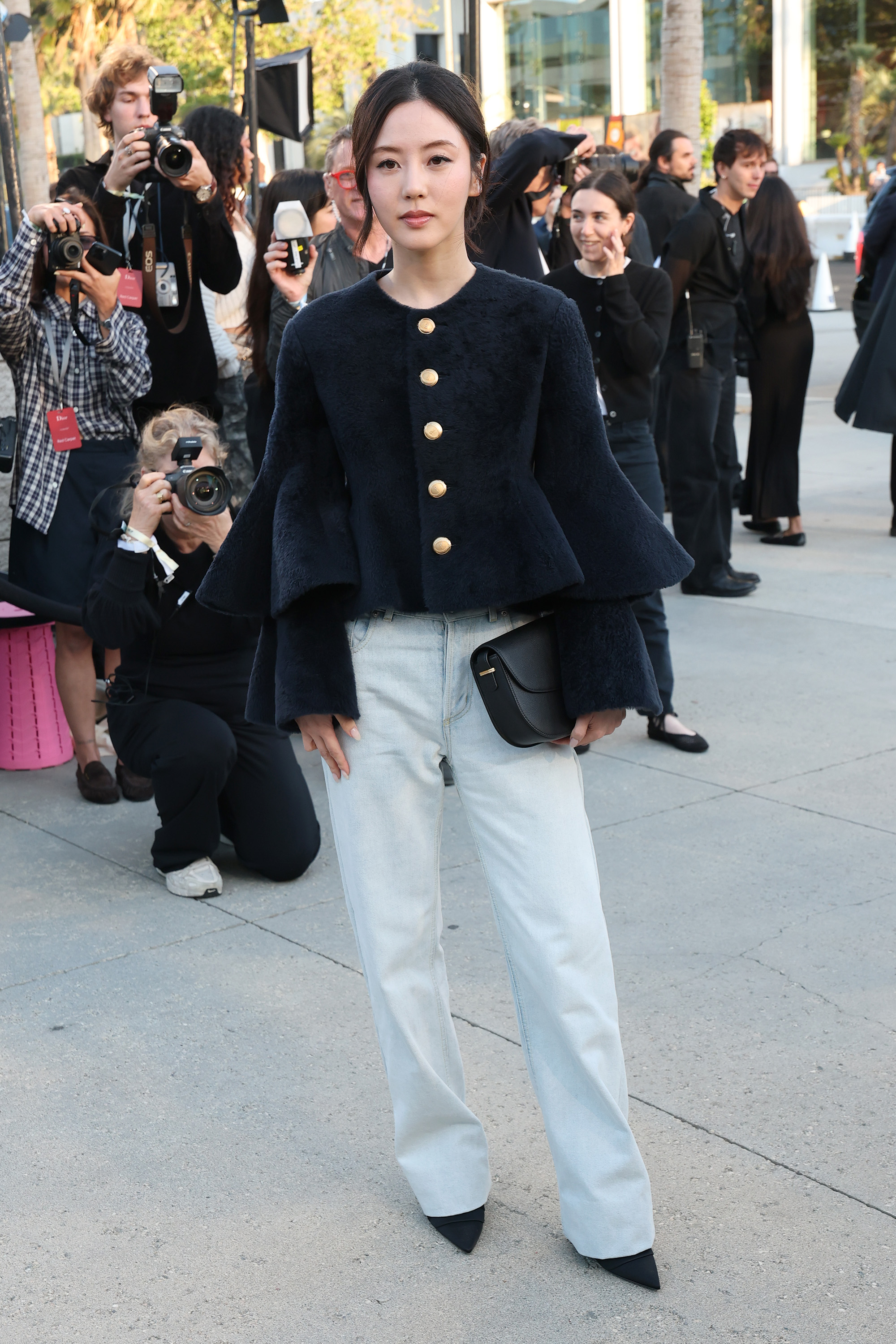 LOS ANGELES, CALIFORNIA - MAY 13: Seoyeon Jang attends 2027 Dior Cruise Show at Los Angeles County Museum of Art on May 13, 2026 in Los Angeles, California.