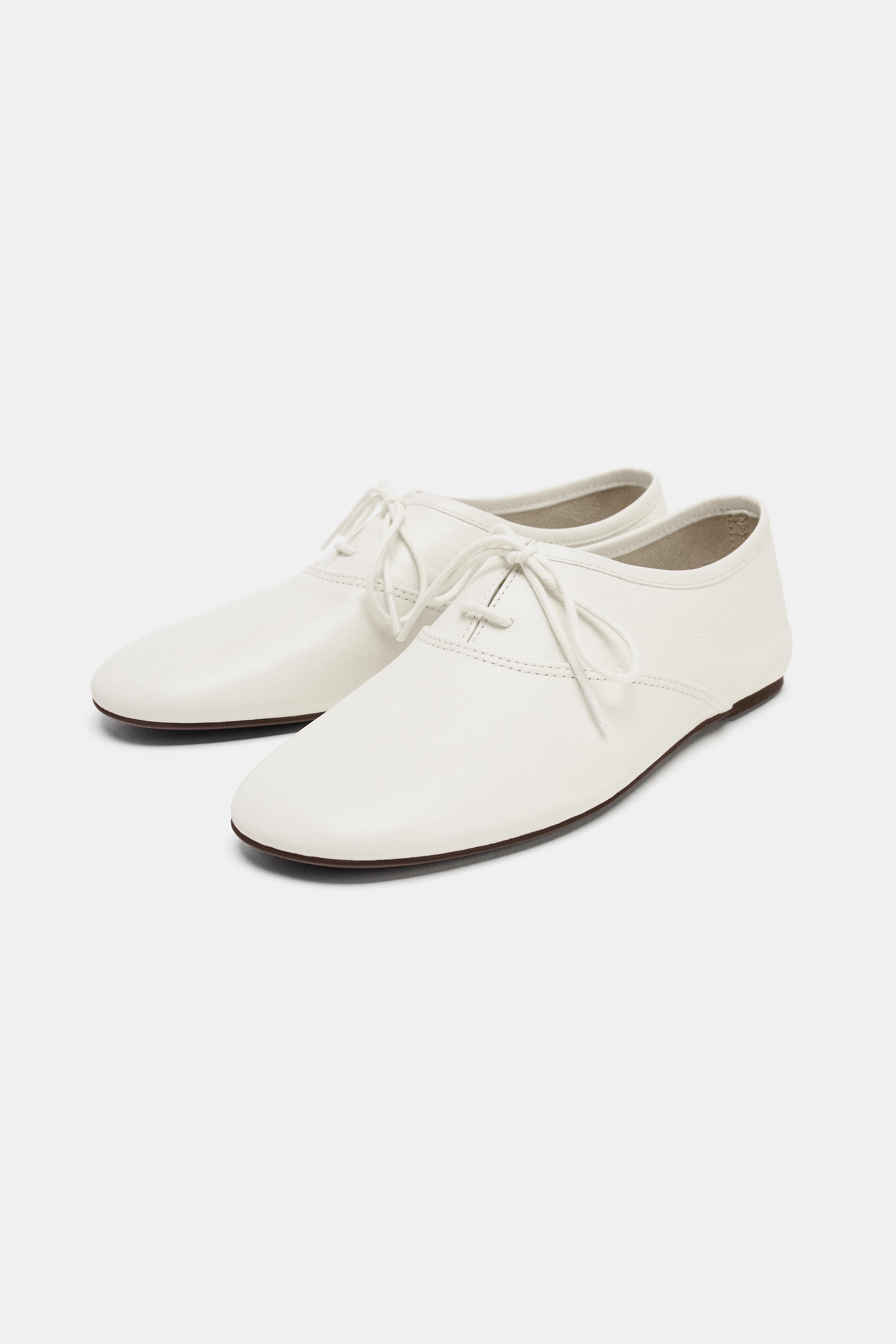 Leather Lace-Up Loafers