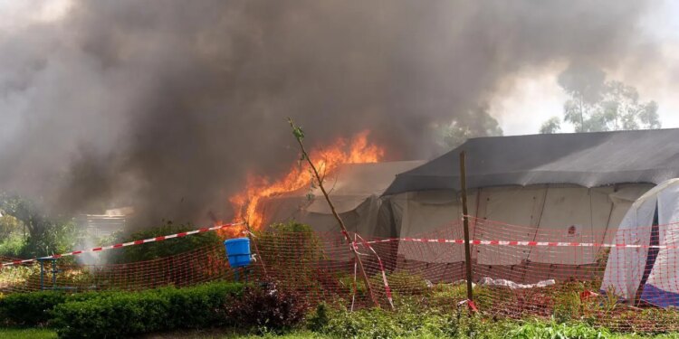 Ebola Treatment Center Burns Near Heart Of Deadly Outbreak, Report Says (Live Updates)