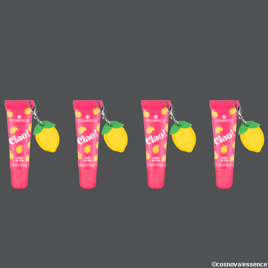 Drei Matte Lip Blurs aus der „CIAO!” trend edition von essence
