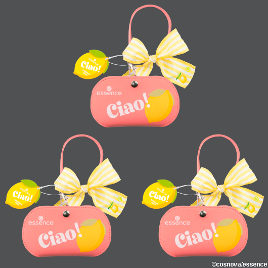 Drei Sonnenbrillen-Etuis aus der „CIAO!” trend edition von essence