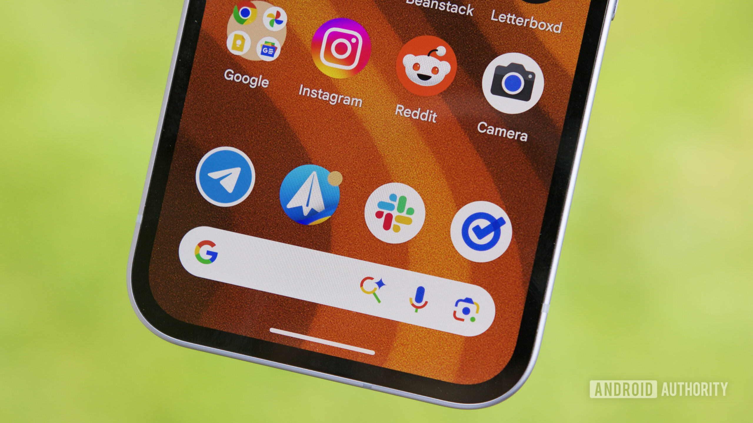 google pixel search bar ai mode hero 1 AI Mode icon on the Google Search bar on a Pixel phone.