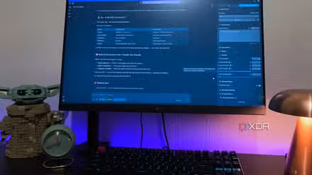 qwen 3.5 9b in lm studio on desktop pc, lamp and lego in view
