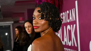 Aleshea Harris at the 8th annual American Black Film Festival Honors held at SLS Hotel on February 16, 2026 in Los Angeles, California.