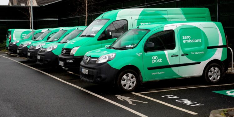 An Post halves emissions as EVs top 50% of fleet