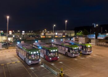 First Bus uses electric bus depots to support the grid