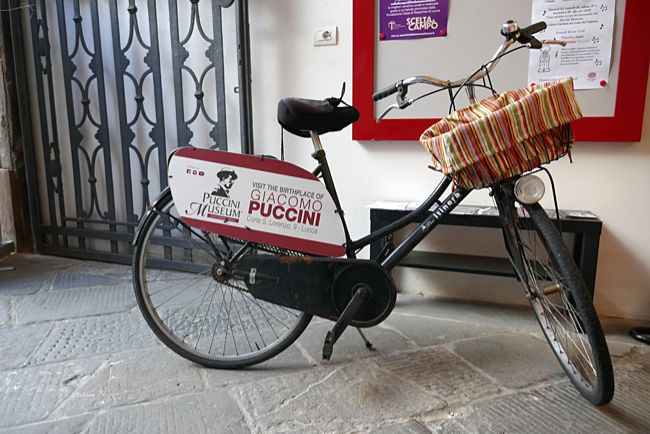 Lucca in der Toskana, Puccinis Rad