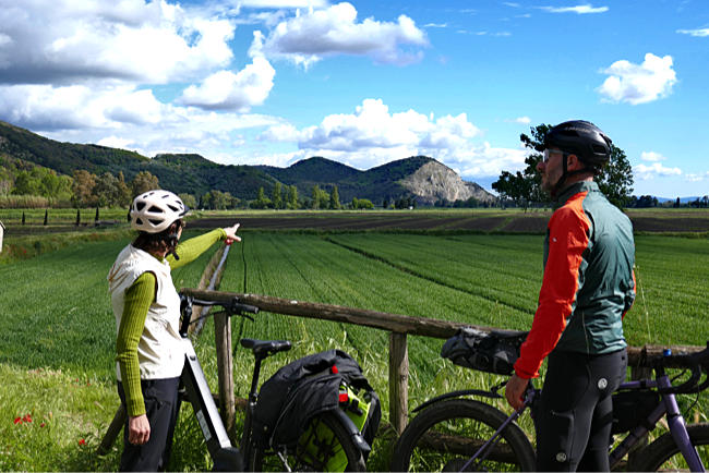 Unter dem Monte del Legnaio, Puccini-Route, Lucca, Toskana