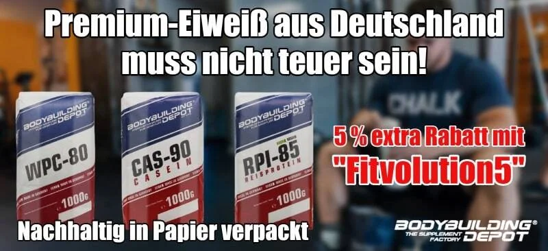 Premium-Eiweiß Proteinpulver aus Deutschland von Bodybuilding-Depot