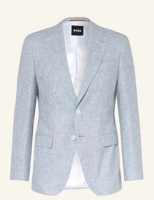 BOSS Sakko HUTSON Regular Fit mit Leinen