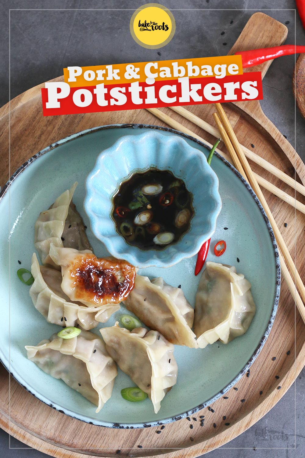 Potstickers with Pork and Napa Cabbage | Bake to the roots