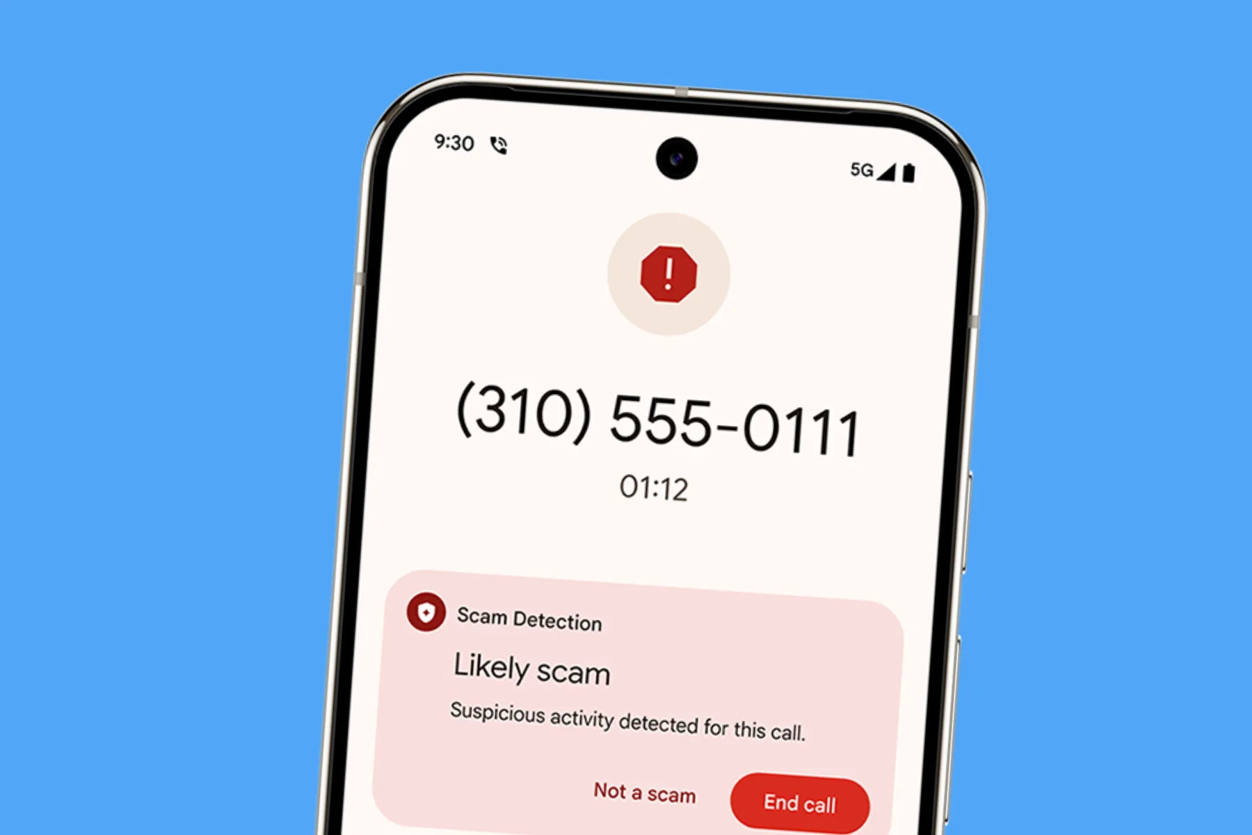Googles Betrugserkennung für Anrufe auf Pixel 9.