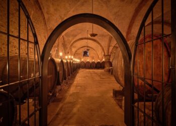Die Türen des historischen Cabinetkellers öffnen sich
