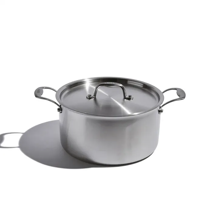 Eater x Heritage Steel 8 Quart Stock Pot with Lid