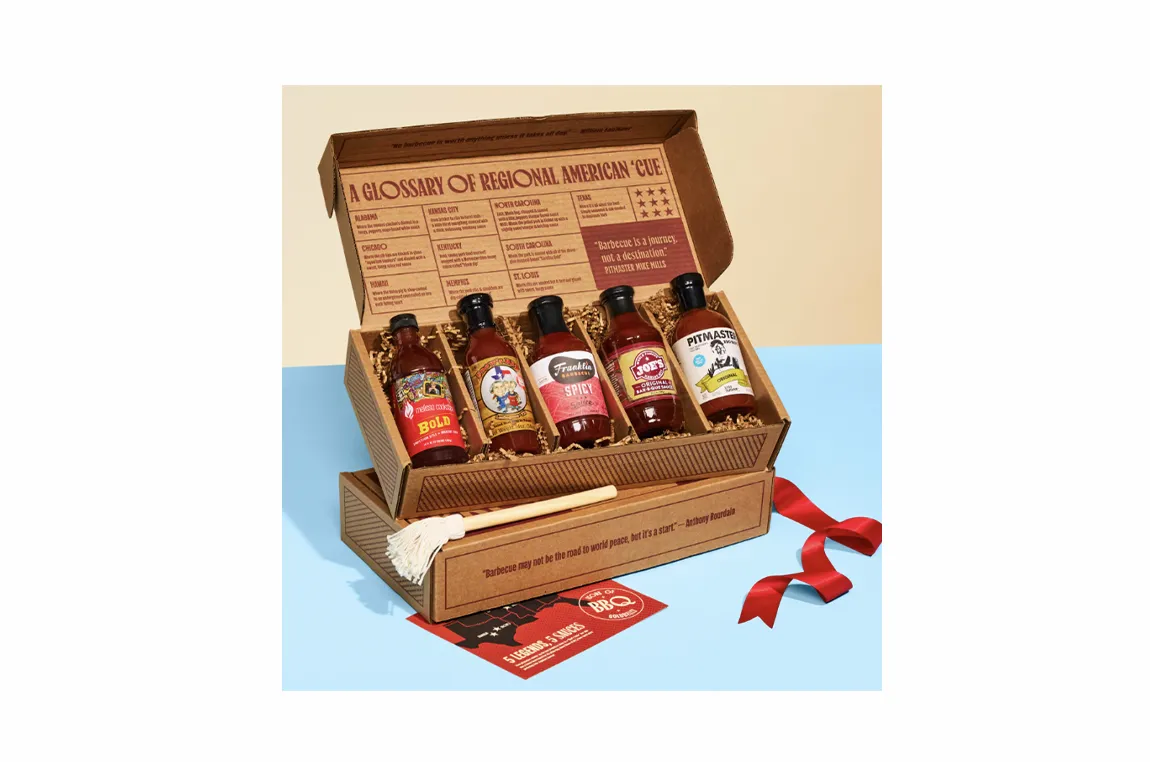 Pitmaster Icons BBQ Sauce Gift Box on Goldbelly