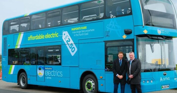 14 new electric buses hit the road in Northumberland