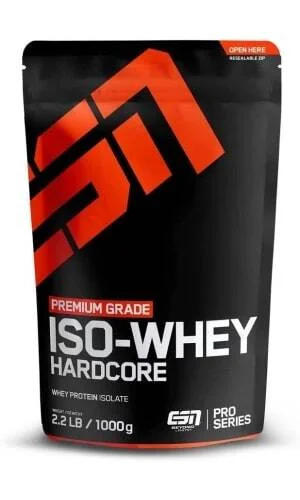 ESN Iso-Whey Hardcore im Whey Protein Test bei Fitvolution