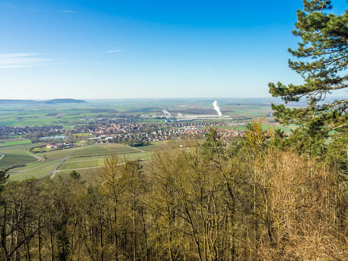 Aussicht am Conradseck auf Iphofen