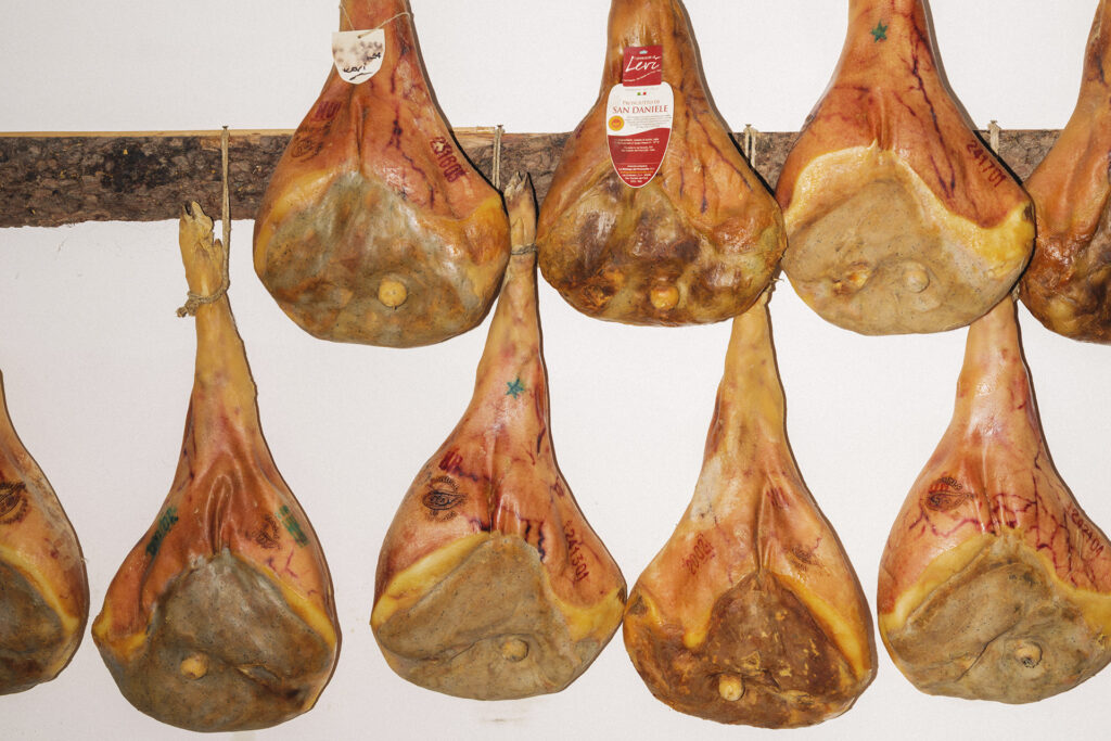La Bottega del Prosciutto di Levi in San Daniele.