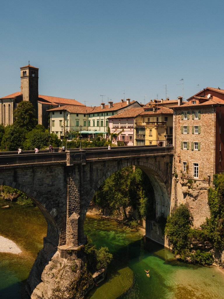The Ponte del Diavolo bridge in Cividale del Friuli.