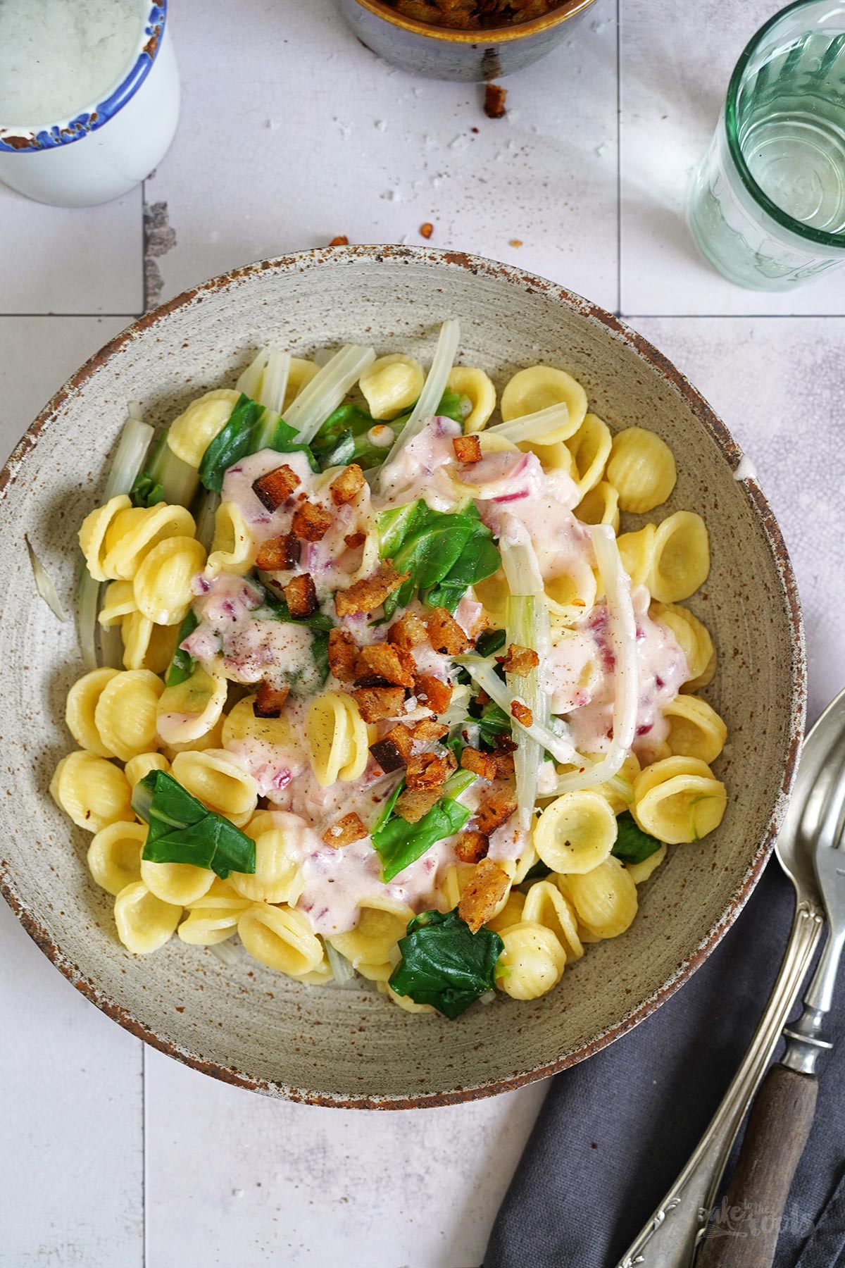 Orecchiette with Swiss Chard | Bake to the roots