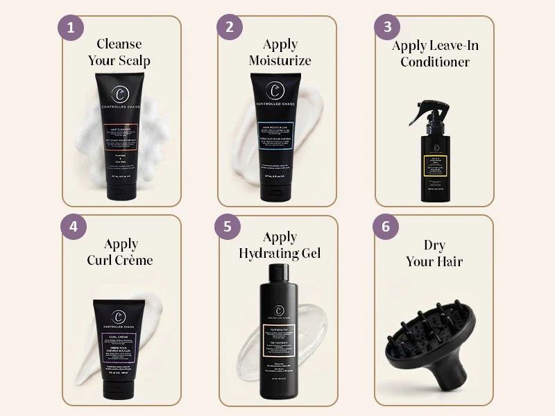 The Correct Product Layering Order for Curly Hair