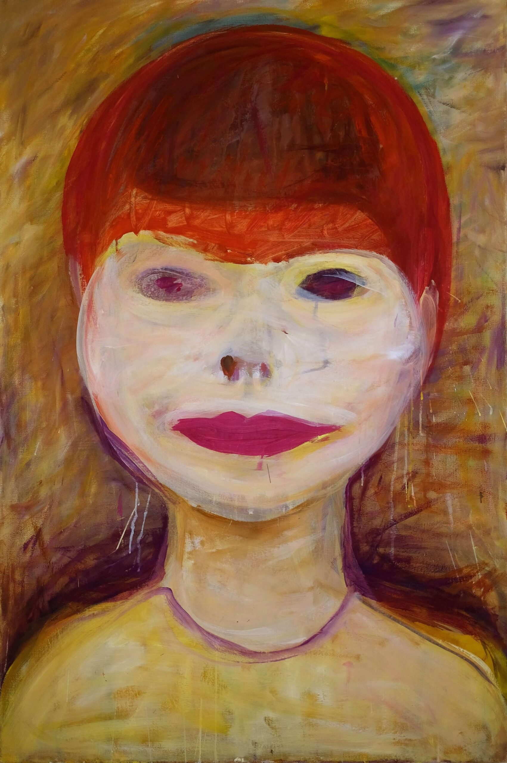 Dashdemed Sampil, Ohne Titel, 2005, Öl auf Leinwand, 120 x 80 cm, Leihgabe Wolfgang Gillitzer, Foto: Wolfgang Gillitzer