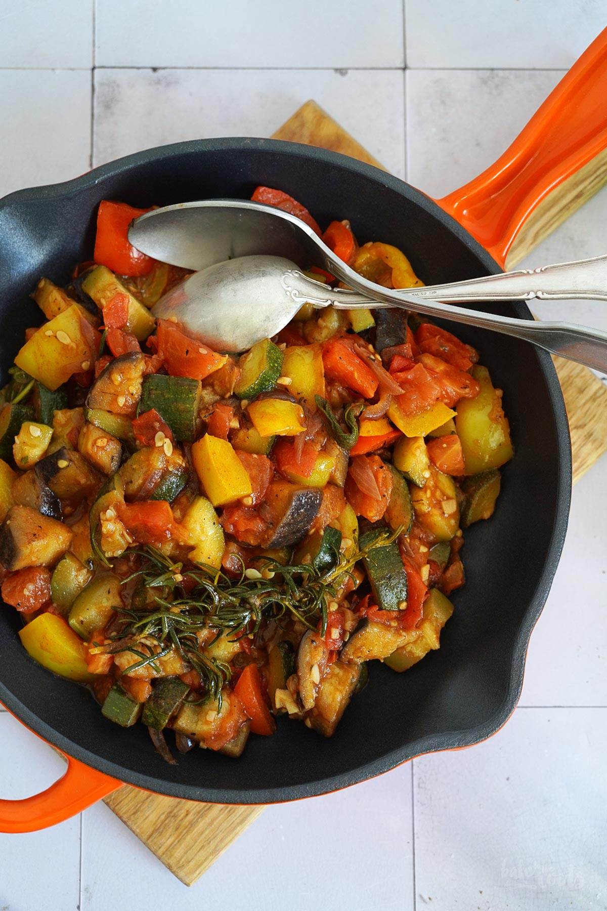 Easy Ratatouille with Soft Wheat (Sonnenweizen) | Bake to the roots