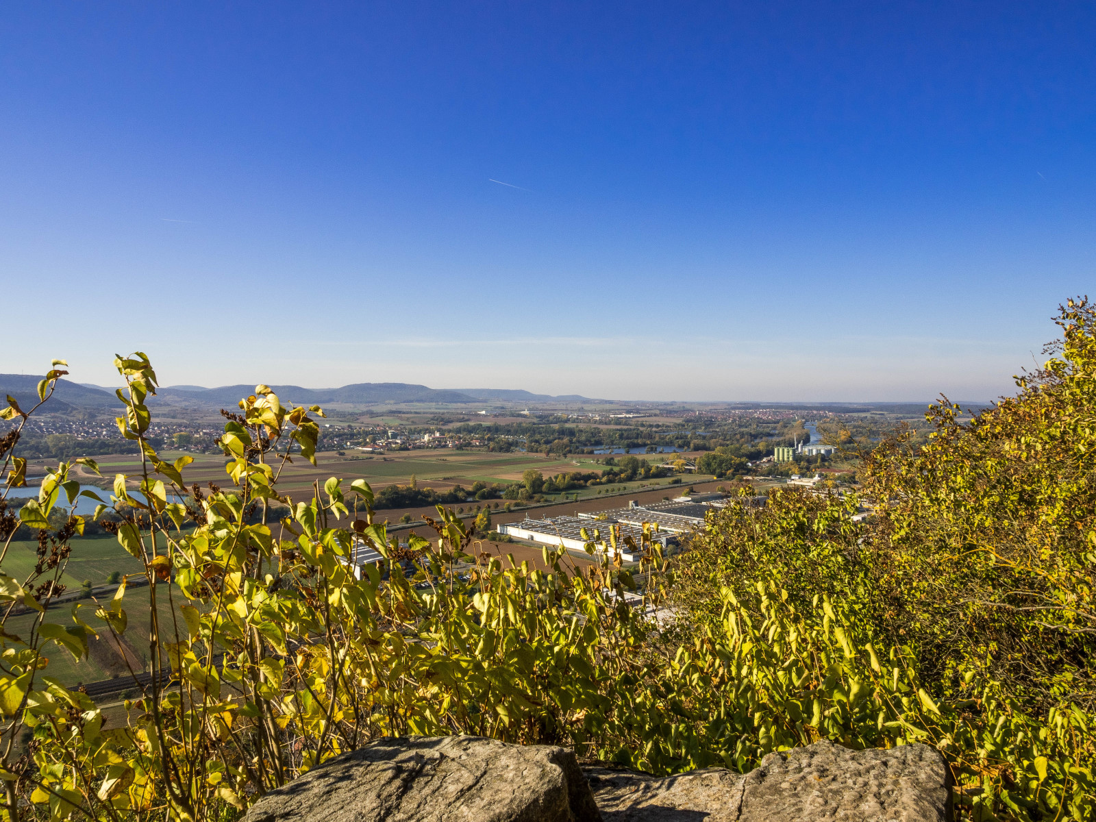 Aussicht von der Ruine Schmachtenburg