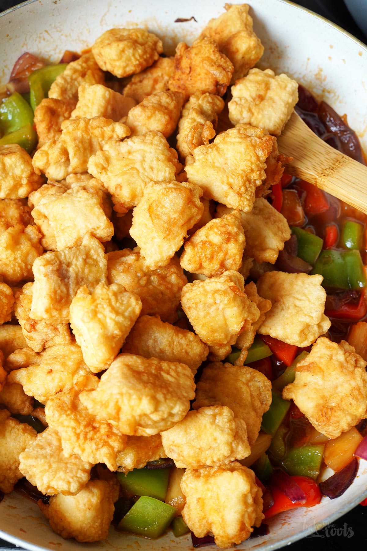 Sweet & Sour Fish Stir-fry with Rice | Bake to the roots