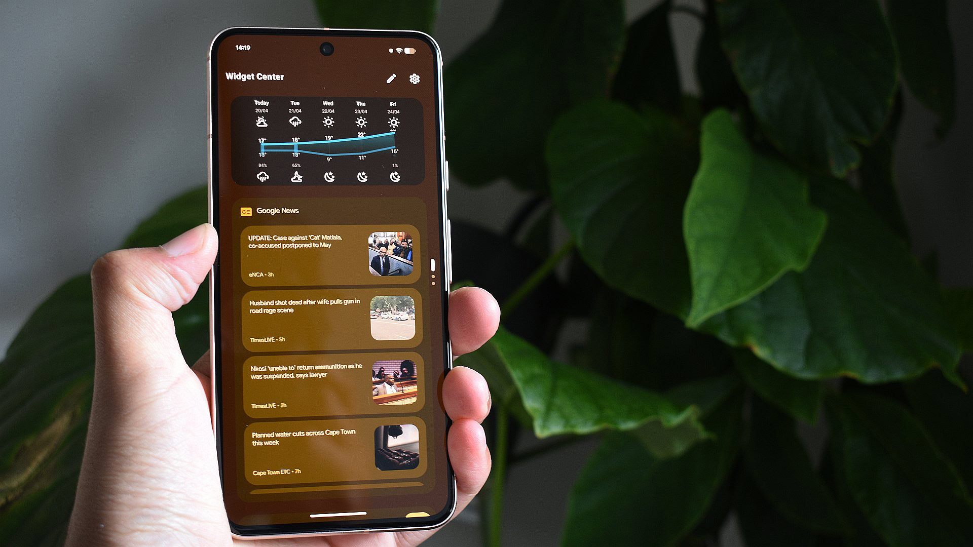 Key Launcher Widget Center 1