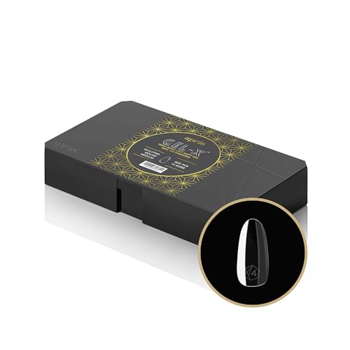 Apres Nail Gel-X Sculpted Round Medium Box of Tips | 600 Gel-X Tips, Premium Quality, 14 Sizes 00-9 | Half-Sizes Included