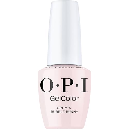Opi Gelcolor Opi&rsquo;m a ​bubble Bunny | Sheer Neutral Pink Cr&egrave;me Led Cure Gel Nail Polish | Salon-Quality Shine, Long-Lasting Wear | 0.5 Fl Oz | the New Opicons Collection | Spring 2026