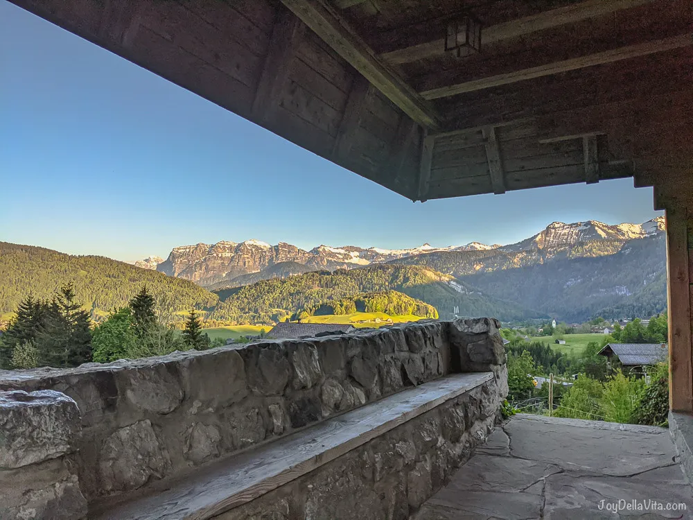 4.5 km evening hike to Theresienkapelle in Ratzen from Schwarzenberg 4 dreamy alpine view schwarzenberg hike