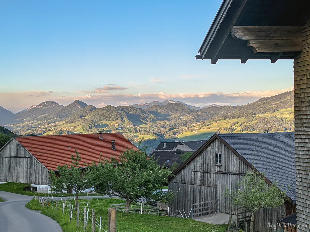 4.5 km evening hike to Theresienkapelle in Ratzen from Schwarzenberg 14 evening hike schwarzenberg vorarlberg austria