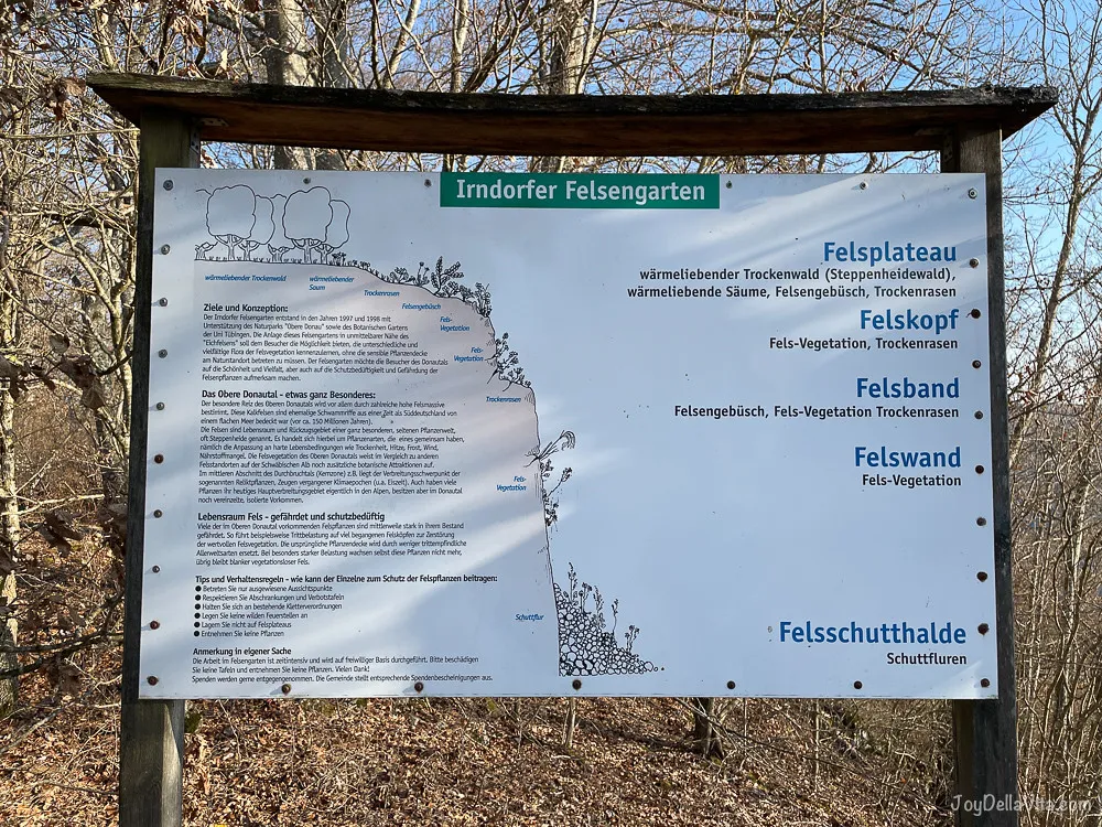 10 km Beuroner Wanderweg im Naturpark Obere Donau 13 Alpengarten Beuron