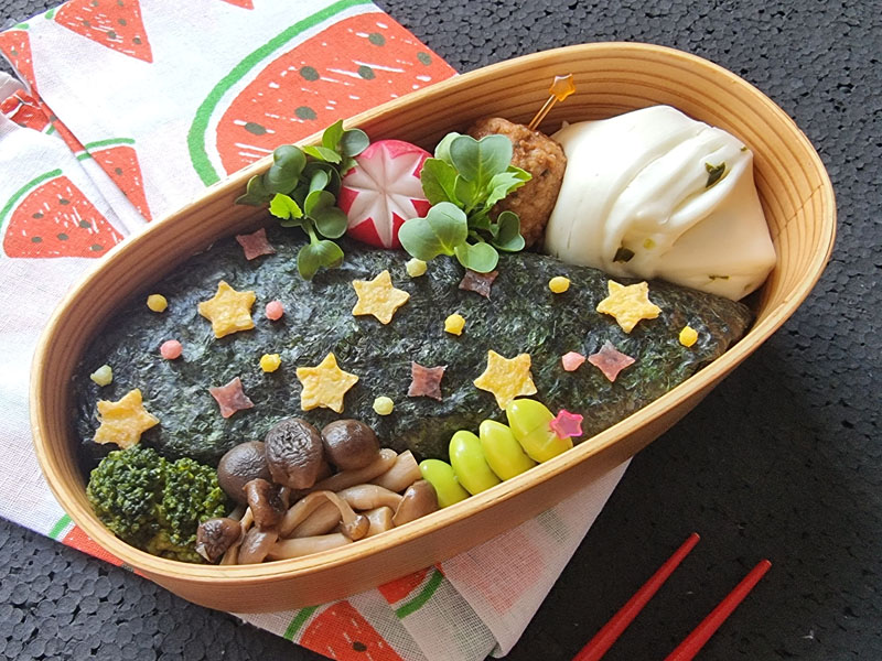 Bento mit Daikon Rettich