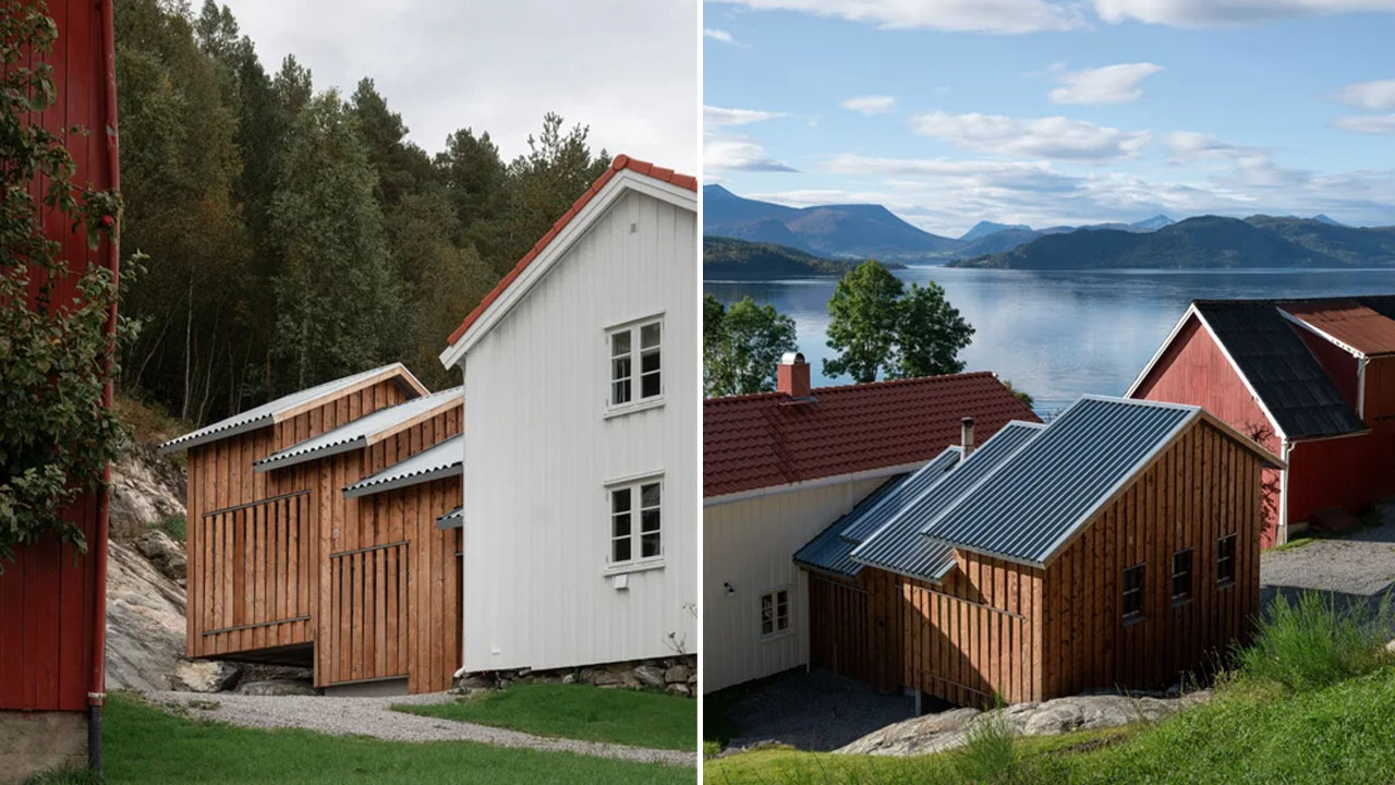 A Smallholding at Nesjestranda- tucked behind main building