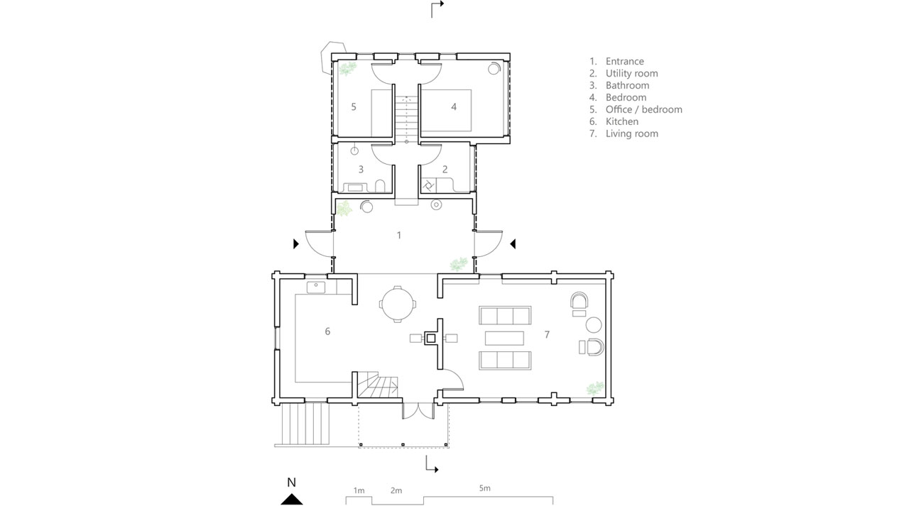 A Smallholding at Nesjestranda- layout